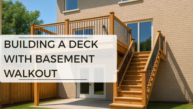 Building A Deck With Basement Walkout In Ontario Homes